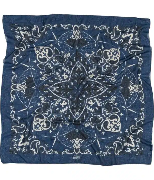 Maison Lecomte Flament puuvillahuivi, navy