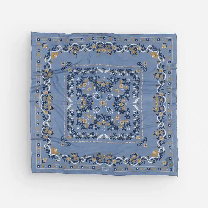 Maison Lecomte Flament puuvillahuivi, secret garden Riviera